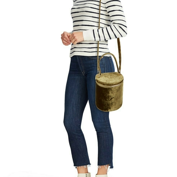 Staud Vitti Velvet Bucket Bag - Picture 2 of 4